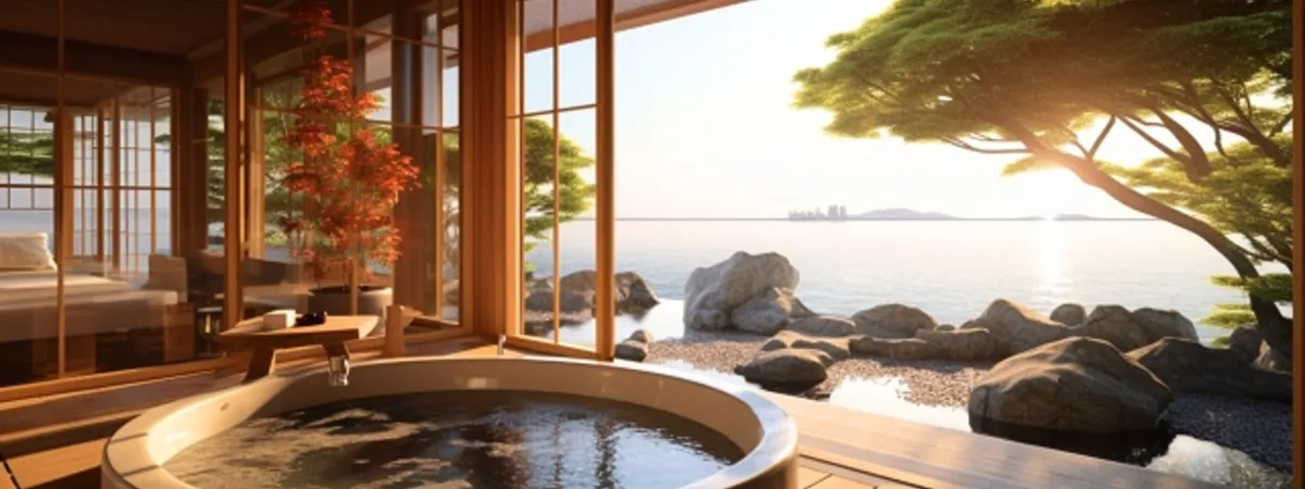 温泉付きのイメージ